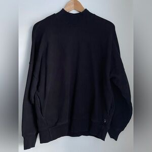 TNA Bubble Fleece Mock Neck Pullover Sweatshirt